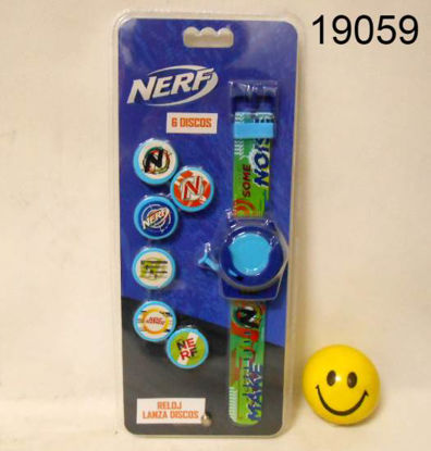 Imagen de RELOJ LANZA DISCO NERF 3.24